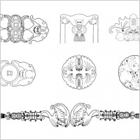 bat the traditional pattern vector