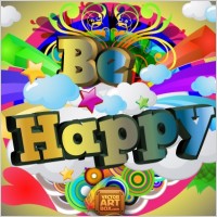 Be Happy Vector