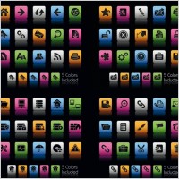 beautiful and practical web icon vector