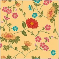 Beautiful background pattern vector material Series 4