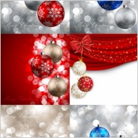 beautiful christmas ball 11 vector
