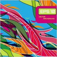 beautiful color line patterns 01 vector
