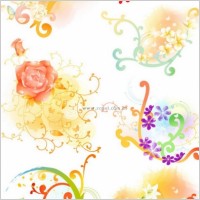 beautiful floral pattern vector series series 1 10p