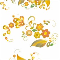 beautiful flower pattern vector