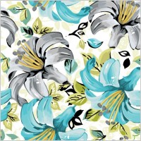 beautiful flowers and patterns 05 vector
