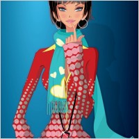 Beautiful Girl Vector Illustration