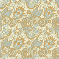 beautiful handpainted pattern vector 2