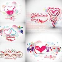beautiful heart-shaped trend pattern - vector