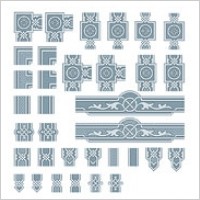 beautiful lace 02 vector