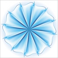beautiful paper flowers 01 vector