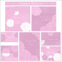 beautiful pattern card 04 vector