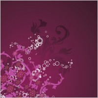Beautiful purple floral background