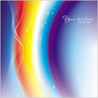 beautiful rainbow symphony 01 vector
