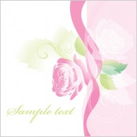 beautiful roses greeting cards 01 vector