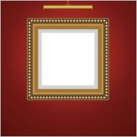 beautifully ornate pattern picture frame 02 vector