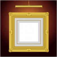 beautifully ornate pattern picture frame 03 vector