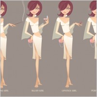 Beauty Girl Vector Graphics