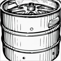 Beer Keg clip art