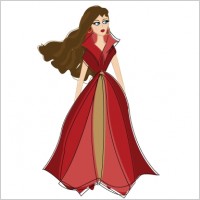 Belladonna Woman Vector