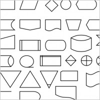 Berteh Flow Diagram Symbols clip art