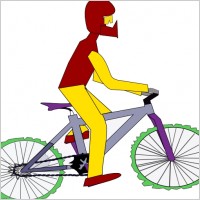 Bicycle clip art