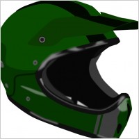 Bike Or Motorcycle Helmet clip art