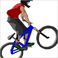 Biker clip art