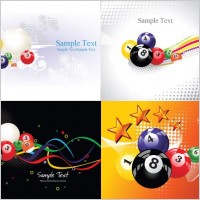 billiards trend pattern vector