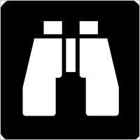 Binoculars clip art