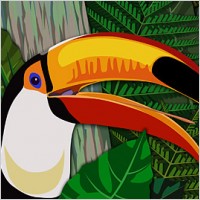 birdies in Woods