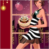 Birthday Girl Vector