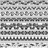 black and white patterns 03 vector