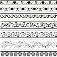 black and white patterns 05 vector