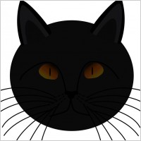 Black Cat Face