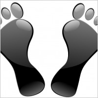 Outline Of Feet