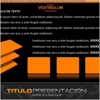 Black Presentation Template clip art