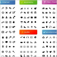black simple icon vector