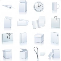 blank goods icon vector