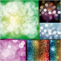 bling bling shiny dissolved figure vector background