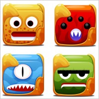 Block Creatures Icons icons pack