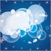 Blue Bokeh Free Vector Background