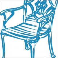 Blue Chairs on Office Chair Clipart