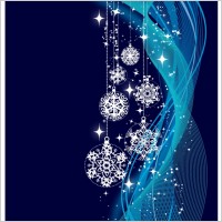 Blue Snowflake Background Free vector in Adobe Illustrator ai ( .AI ), Encapsulated PostScript