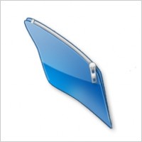 blue close folder