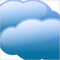 Blue Clouds clip art
