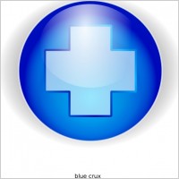 Blue Cross clip art