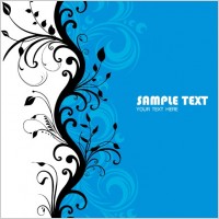 blue fashion pattern vector