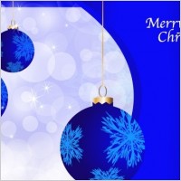 Blue Holidays Vector 