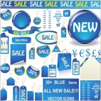 blue label 02 vector