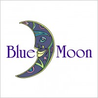 blue moon vector